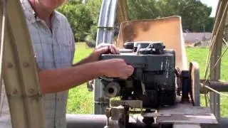 Side roll sprinkler operation