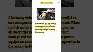 Belt sway switch for conveyor systems|BSS |Conveyor belt #cementindustry #instrument#viral#trending