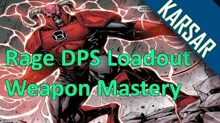 DCUO - Rage DPS Loadout - Weapon Mastery DD