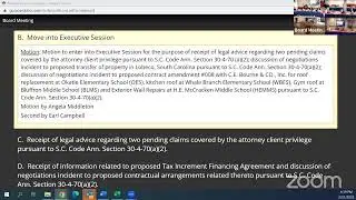 February 21, 2023 Board Meeting - Executive Session Vote