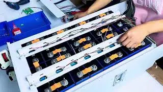 How to  make 14Kwh 15Kwh battery pack applied in Home Energy Storage System #lifepo4 #box #15kwh