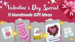 Valentine&rsquo;s Day Gift Ideas 💝 | Easy Handmade Valentine Crafts at Home #valentinesday #gift #craft