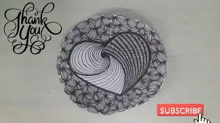 zentangle tutorial #art #zentangle