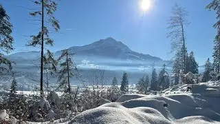 St. Johann in Tirol: Leichte Schneewanderung Österreich