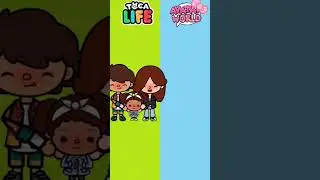 Toca Boca vs avatar world❤️I love my family 💕🤗#tocaboca #tocalifeworld #avatarworld #tocalife #toca