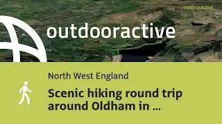 hike in North West England: Scenic hiking round trip around Oldham in Peak ...
