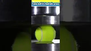Hydraulic Press vs Tennis Ball 😱 | Extreme Slow Motion Crush Experiment