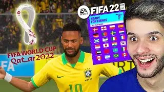 SIMULANDO A COPA DO MUNDO 2022 COM O BRASIL NO FIFA 22!!