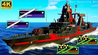 Brahmos NG With Fgs F124 DOMINATES Modern Warships with ☢️Nuck Torpedo Power!