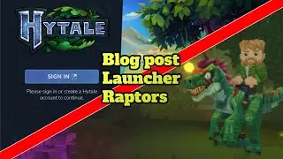 Hytale Blogpost, Rideable Raptors, Launcher