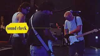 What is a sound check?
