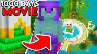 I Survived 1000 DAYS in Minecraft Hardcore! (MOVIE)