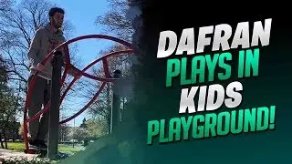 Dafran Plays in Kids Playground! - Dafran IRL Stream Highlights Part 2