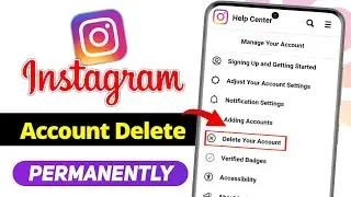 Instagram Account Delete Kaise Kare Permanently | How To Delete Instagram Account | Insta id delete