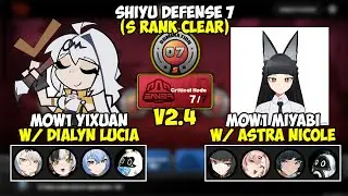 M0W1 YIXUAN & M0W1 MIYABI | SHIYU DEFENCE 7 (S RANK CLEAR) | ZENLESS ZONE ZERO