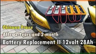 Okinawa Praise Battery Replacement II Premium Black Gold 12volt 28Ah