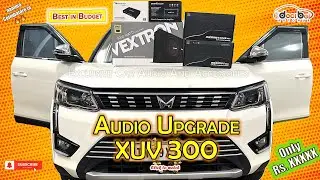 XUV 300 SIMPLE OE STEREO AUDIO UPGRADE WITH | MOREL | SOUND BOOSTER | NAKAMICHI...