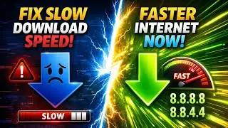 Fix Slow Download Speed on Windows 11 | Boost Internet Speed Instantly (2025)