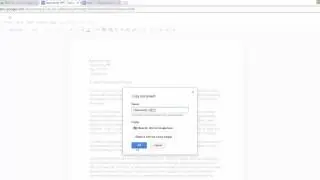 Google Docs Page Settings