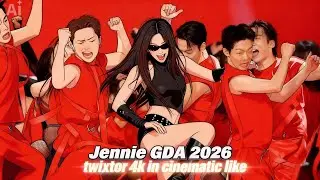 Jennie golden disc award 2026 performance twixtor fancam 4k high quality 