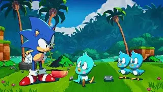 (4K) Sonic 1 Intro - Sonic Origins Raw Video Rip