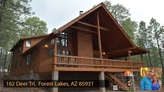 Cedar Sided Cabin For Sale in Quiet Cul-De-Sac 162 Deer Trail Forest Lakes, AZ 85931