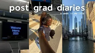a week in my life: post-grad edition | summer internship in chicago, thrifting, coffee shops