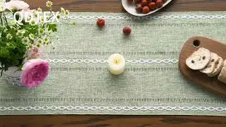 Colorful Table Runner, Add a Touch of Style to Your Home Decor. Perfect for Kitchen and Dining .