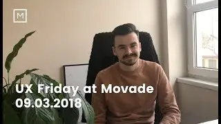 UX Friday at Movade - Speed Dating Mobile App