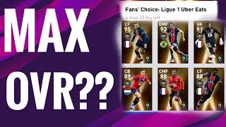 FAN'S CHOICE LIGUE 1 PLAYERS MAX RATINGS PES 2021 MOBILE  UPCOMING CLUBSELECTIONS PES 2021