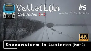 #5 Sneeuwstorm in Lunteren (deel 2) – Cabinerit Ede-Wageningen – Barneveld Centrum