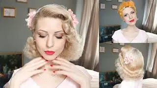 Basic Things for Retro Hairstyles - Brushes, Clips, Foam rollers + Brushout