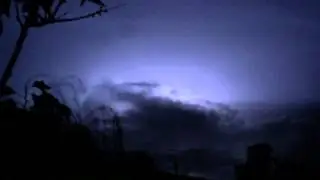 Crazy Silent Lightning Storm