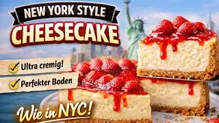 Der cremigste New York Cheesecake, den du je gegessen hast 🤯
