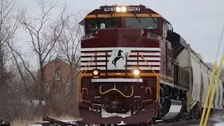 Ns 1230 dashes through the snow on 315