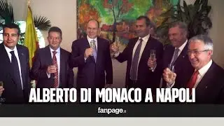 Il Principe Alberto Di Monaco a Napoli: 