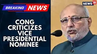 Congress MP Manickam Tagore criticizes NDA&rsquo;s Vice Presidential Nominee CP Radhakrishnan | News18