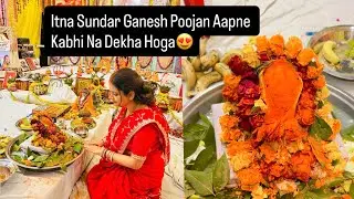 Ghar Mein Ganpati Pujan 🐘✨ | Bappa Ki Kripa Se Bhara Din