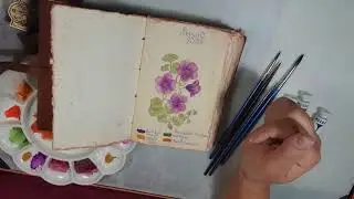 Referencia de libro de Leather Village...coloreo con mis acuarelas Meeden