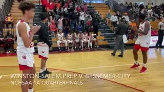 WATCH NOW: Winston-Salem Prep player introductions for their quarterfinal game against Bessemer City