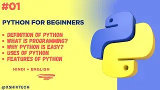 Python Lecture 1 | Python Basics for Beginners (Hindi + English) #pythonforbeginners