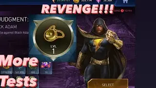 Getting Revenge On Boss Black Adam, And More Amulet Testing!!! Injustice 2 Mobile