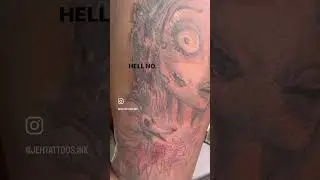 Nightmare before Christmas tattoo going crazy🤪🔥🔥