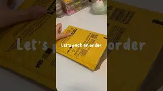 Packing a slime order! #slimevideos #slimeasmr #slime #slimevids #satisfying #packingorders