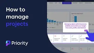 How to manage projects with real-time visibility in Priority ERP | Project Management for PMs