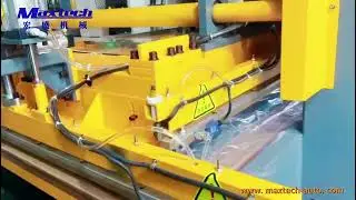 Automatic foam compression and packaging machine