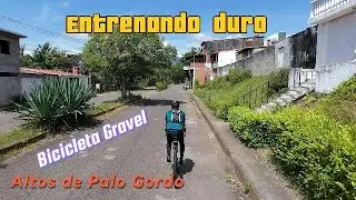 ebike Gravel. Entrenando duro en Altos de Palo Gordo.