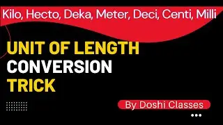 Madhushree Doshi  | Unit of Length conversion trick | #shorts