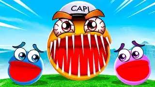 Becoming the BIGGEST BALL in the WORLD in Roblox!