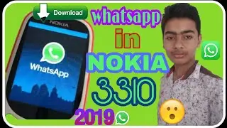 Whatsapp download in Nokia 3310 // how to open whatsapp in Nokia 3310